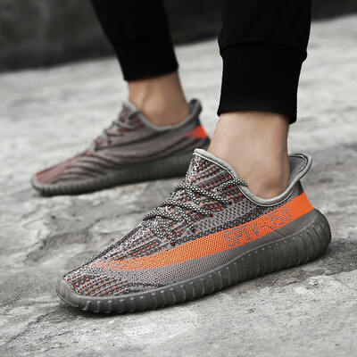 

2019 new summer breathable running mens shoes tide shoes mens sports&leisure canvas summer shoes plus velvet cotton shoes