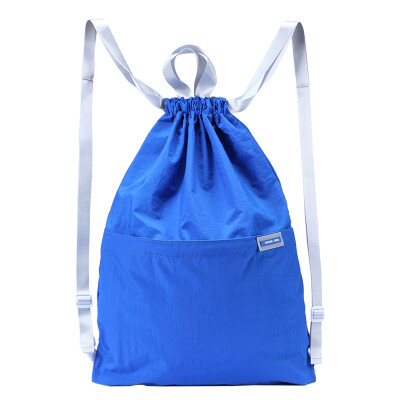 

Drawstring Backpack Bag Unisex Gym String Bag Gym Sack Bag With Zipper Side Pocket for Picnic Gym Sport Beach Travel