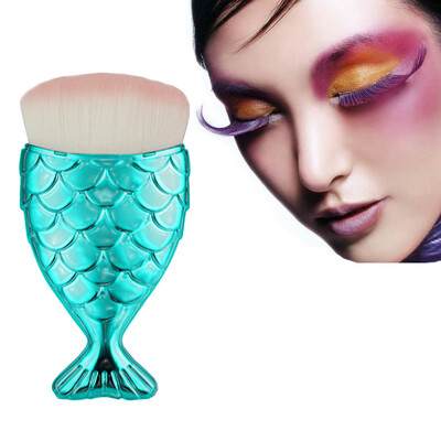 

〖Follure〗Fish Scale Makeup Brush Fishtail Bottom Brush Powder Blush Makeup Cosmetic Brush