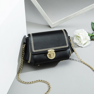 

Summer ins popular ladies summer small fresh fashion one - shoulder satchel all tide
