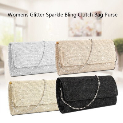 

Womens Evening Shoulder Bag Bridal Clutch Party Prom Wedding Envelope Handbag MRR