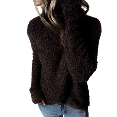 

Nomeni Womens Winter Long Sleeve Sweater Sweatshirt Ladies Fluffy Jumpers Pullover Tops
