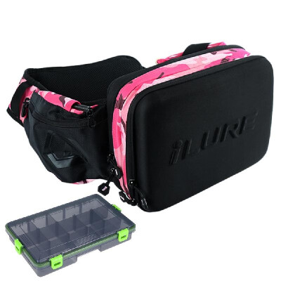 

Water-resistant Fishing Tackle Storage Bag Sling Pack Outdoor Shoulder Cross Body Bag with Utility Tackle Box