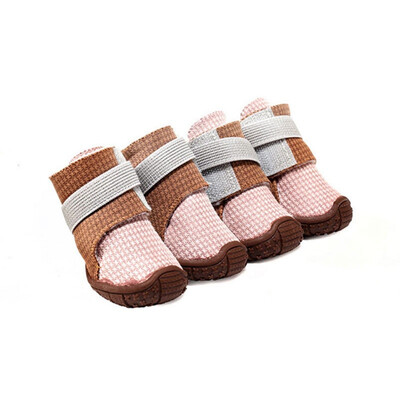 

4 Pcssets Winter Pet Dog Shoes For Small Dogs Warm Puppy Dog Snow Boots Waterproof Chihuahua Pug Cat Shoes Pet Products