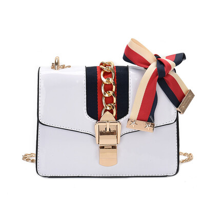 

Fashion multi-layer contrast color small square bag female 2019 new chain shoulder bag shoulder bag tide Korean version of temperament wild female bag