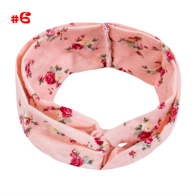 

SUNSIOM Ladies twist knot pattern headband elastic head wrap turban hair band flower Hot