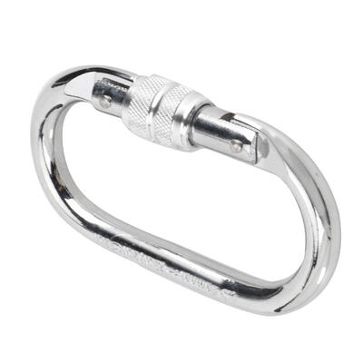 

Greensen Safety Lock O-shaped Buckle Outdoor Rock Climbing Rescue Carabiner Equipment Silver