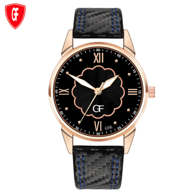 

Gobestart Hot Man Leather Watch Whatever Late Anyway Letter Watches New Pointer Glow