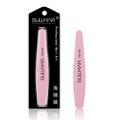 

Toponeto Straight Round Sponge Polishing Rub Double Polishing Strip Manicure File