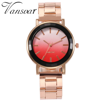 

Luxury Women Watches Multicolor Dial Ladies Analog Quartz Wristwatch Rose Gold Alloy Strap Fashion Clock Dress Gift Reloj Mujer5