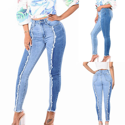 

〖Follure〗Women Denim Pants Slim Leggings Fitness Plus Size Leggins Length Jeans