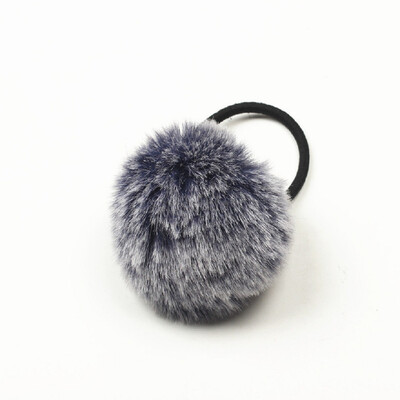 

〖Follure〗1PX Rabbit Fur Hair Band Elastic Hair Bobble Pony Tail Holder