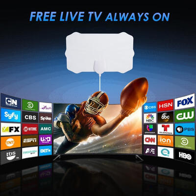 

1080P 200 Mile Range Indoor Antenna TV Digital HD Skywire 4K Antena Digital Indoor HDTV