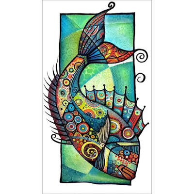 

5D DIY Full Drill Diamond Painting Colorful Fish Cross Stitch Embroidery