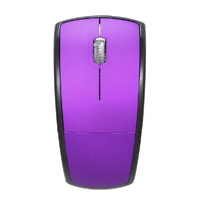 

Wireless Mouse 24G Computer Mouse Foldable Folding Optical Mice USB Receiver for Laptop PC Computer Desktop Office White