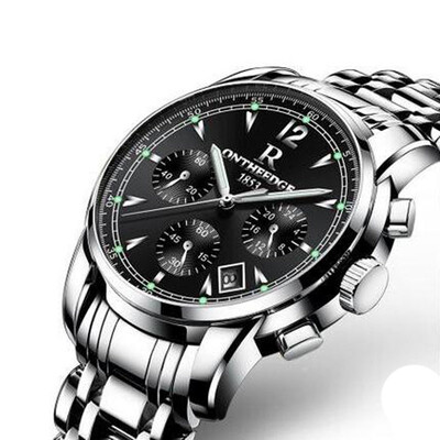 

Mens luxury gold wristwatches male brand watches quartz man clock waterproof stainless steel fashion Business calendar