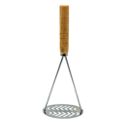 

Stainless Steel Potato Masher With Fine Mesh Potato Masher Rust-Proof Non-Stick Large Press Plate