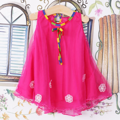 

Summer Kids Girls Toddler Princess Skirt Tutu Dress Party Sundress Clothes 2-7Y