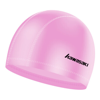

Kawasaki KAWASAKI swimming cap waterproof anti-aging men&women long hair solid color soft elastic good fashion swimming cap SC-004 silver gray