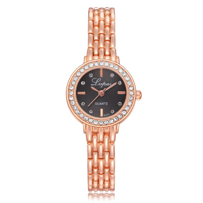 

Womens small LVPAI brand bracelet watch foreign trade hot diamond-studded epoxy alloy ladies watch