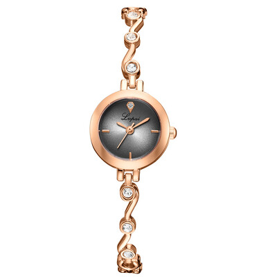 

Best Selling Women Watches Rose Dial Ladies Quartz Wristwatch Rhinestone Alloy Bracelet Strap Business Clock Gift Reloj Mujer50