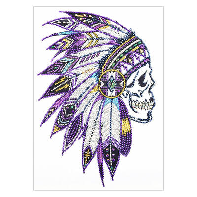 

5D DIY Special Shaped Diamond Painting Indian Skull Embroidery Craft Kits