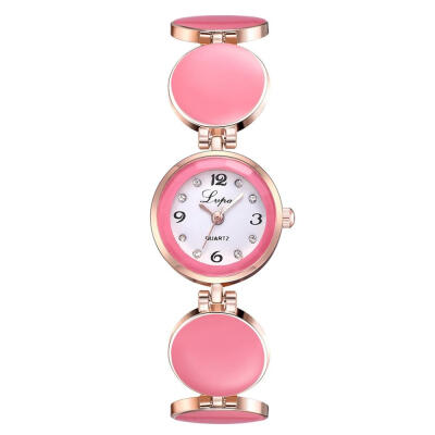 

Hot Fashion Watches Women Round Stringed Strap Simple Watch Quartz Wristwatch Casual Clocks Gift Relogios Feminino 6 Color