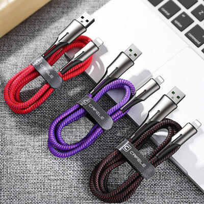 

Two-tone Lightning Cable Extra Long Charging And Syncing Cord For IPHONE-12m
