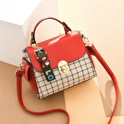 

Bag womens fashion port style small square bag Korean style hand-held ins tide single-shoulder bag