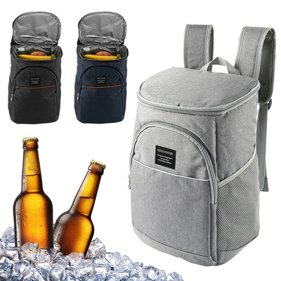 

20L Waterproof Insulated Cooling Backpack Picnic Lunch Camping Rucksack Beach Ice Cooler Bag
