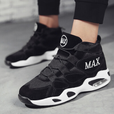 

Air cushion basketball shoes 2019 new Korean version of lovers sports casual shoes Joe 6 high gang war boots AJ6 board shoes mens