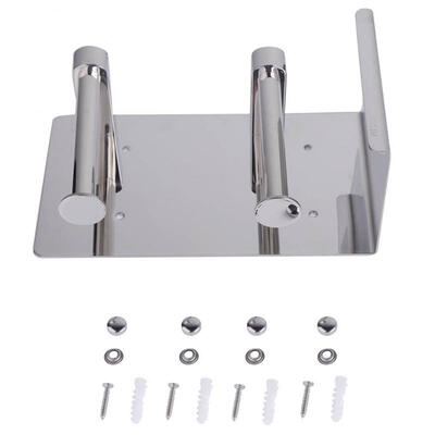 

Greensen Double Layer Wall Mount Stainless Steel Toilet Paper Holder Tissue Paper Dispenser