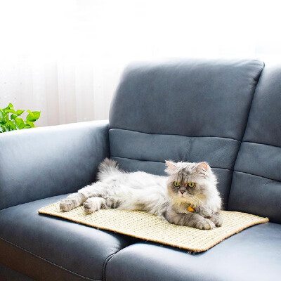 

Pet Cat Scratching Mat Natural Sisal Cat Mat Protection Play Scratcher Pad for Cats kitties