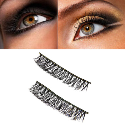 

Handmade False Eyelashes Soft Mink Hair Natural Thickening Long Eyelashes