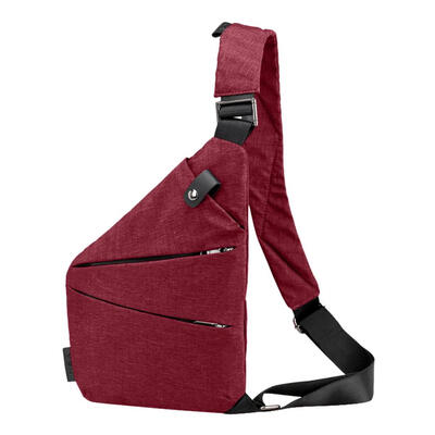 

Portable Sport Men Linen Canvas Waist Pack Outdoor Satchel Shoulder Handbag