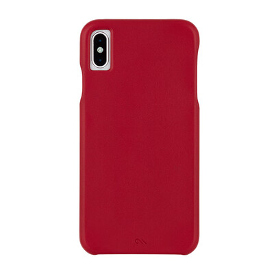 

CASE-MATE Apple iPhone XS Max 65-inch simple retro business leather phone case cover crimson
