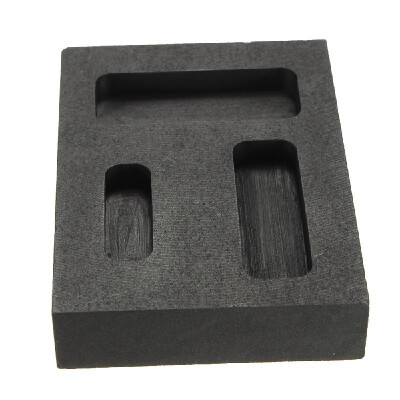 

Graphite Crucible Ingot Bar Combo Mold 3-Hole for Silver Gold Melting Casting