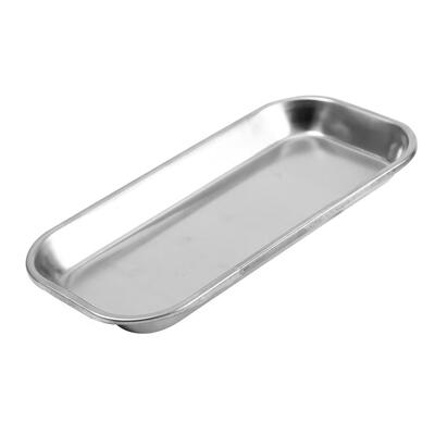 

Greensen 1pc Dental 201 Stainless Steel Medical Instrument Tray Useful Tool for Clinic Lab Stainless Steel Tray Surgical Tray