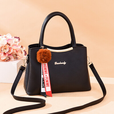 

Ladies bag 2019 new small fashion single shoulder Messenger bag PU leather small bag handbag female bag simple Korean version of the tide
