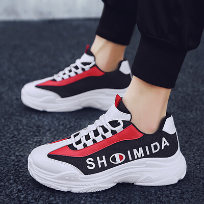 

Ins super-hot shoes Mens fashion shoes reticulated daddy shoes spring Korean version of Baitao thickness leisure sports shoes