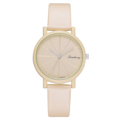 

Wish hot Korean version of the small fresh ladies belt watch fashion trend printing popular quartz watch