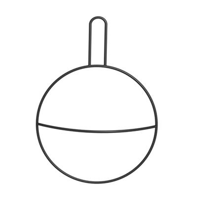 

Simple Round Metal Bathroom Towel Hanging Holder Wall Mounted Hanger Rack