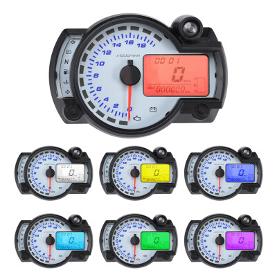 

LCD 7-color Display Motorcycle Digital Speedometer