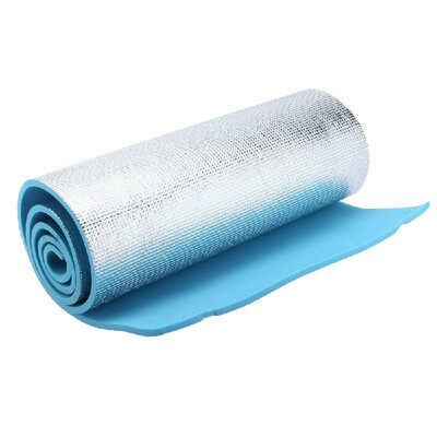 

180×5060×1cm EVA Foam Singleside Aluminum Foil Dampproof Yoga Mattress Outdoor Beach Camping Hiking Travel Picnic Sleeping Mat Pa