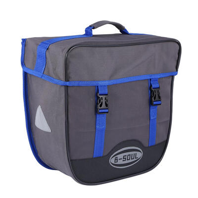 

B-SOU Bike Rear Bag Waterproof Bicycle Tail Seat Trunk Double Side Rack Bag