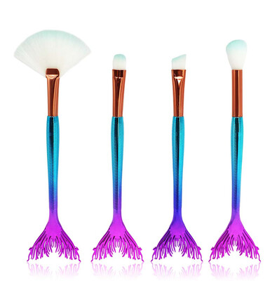 

Toponeto 4PCS Make Up Foundation Eyebrow Eyeliner Blush Cosmetic Concealer Brushes