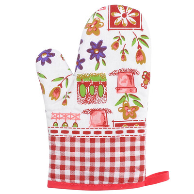 

Greensen 1PCS Cotton Heat Resistant Anti-Slip Cooking Glove Microwave Oven Kitchen Baking Tool