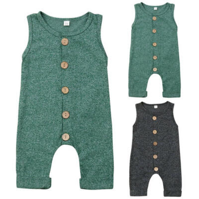 

UK Summer Newborn Toddler Baby Boy Girls Clothes Romper Bodysuit Sunsuit Outfit