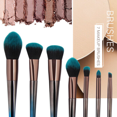 

〖Follure〗7pcs Cosmetic Makeup Brush Blusher Eye Shadow Brushes Set Kit New 2018