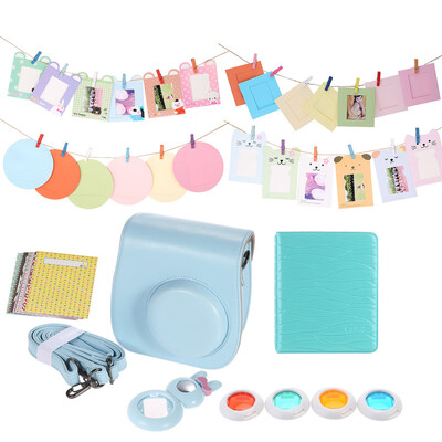 

Andoer Instant Film Camera Accessories Bundles for Fujifilm Instax Mini8 8s with BagPhoto AlbumClose-Up Selfie LensColors Lens